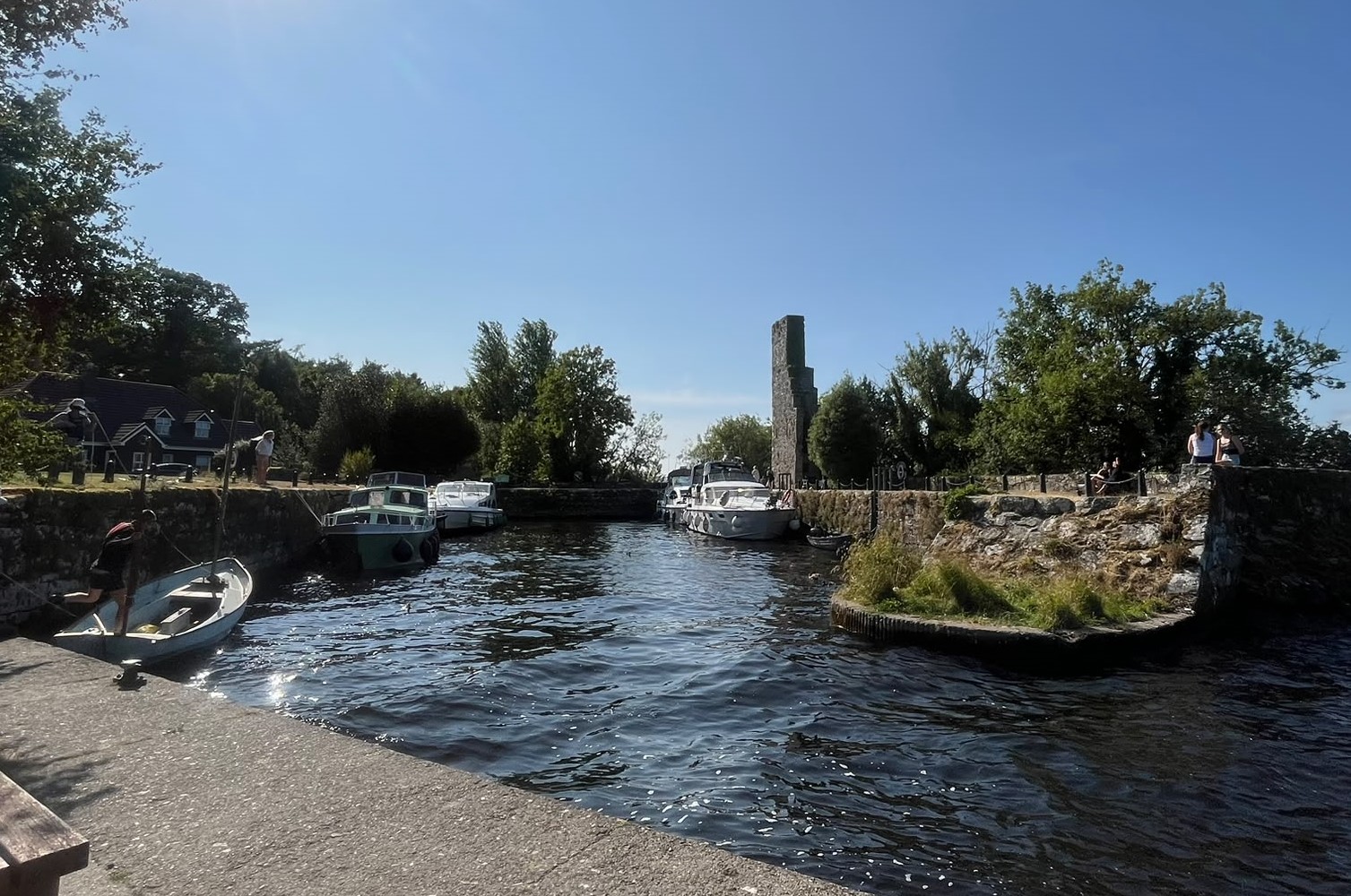 Garrykennedy harbour on Lough Derg